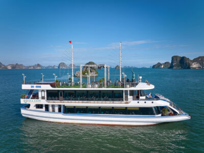 SEA LION CRUISE 5-STAR HALONG BAY SUNG SOT CAVE – TITOV ISLAND -  KAYAKING - SUNSET PARTY