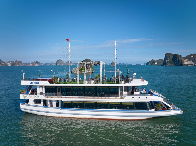 SEA LION CRUISE 5-STAR HALONG BAY SUNG SOT CAVE – TITOV ISLAND -  KAYAKING - SUNSET PARTY