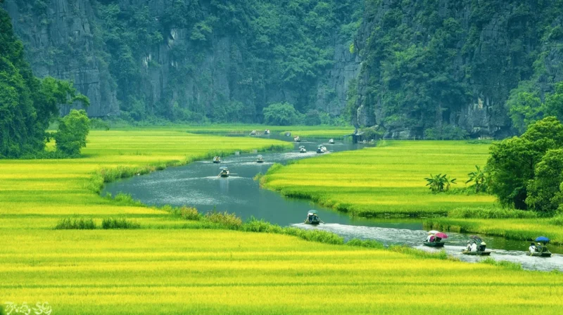 HOA LU – TAM COC/TRANG AN – MUA CAVE – CYCLING
